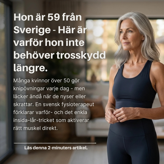 Hon är 59 år och slutade med trosskydd...